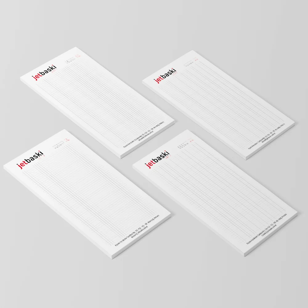 Tutkallı Bloknot Baskı - 3