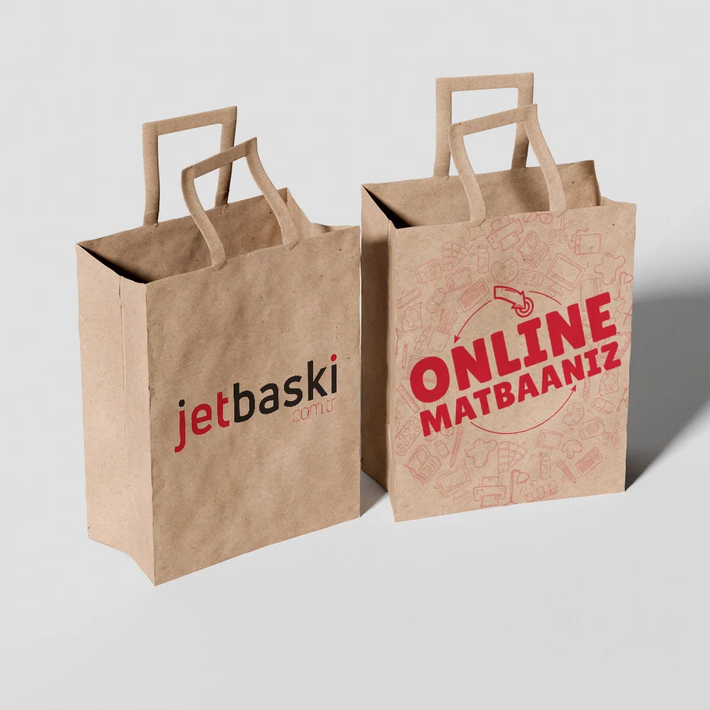 Kağıt Poşet Çanta Baskı