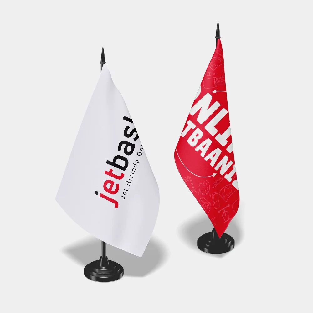 Düz Masa Bayrağı Baskı